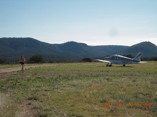 Kristina and Neil and N8377W at Deer Valley (DVT)