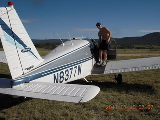 588 7mg. 'Young International' Pleasant Valley (24AZ) - N8377W and Dave