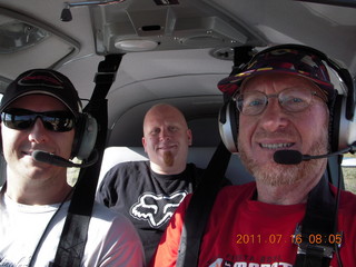 593 7mg. 'Young International' Pleasant Valley (24AZ) - Dave, Dan, Adam flying in N8377W