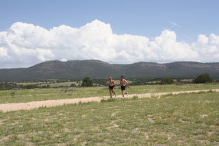 1604 7nk. Sean's pictures - Pleasant Valley (Young International) - Adam and Sean running