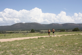 1607 7nk. Sean's pictures - Pleasant Valley (Young International) - Adam and Sean running