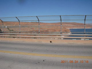 Page Airport (PGA) to Wahweap Marina run - Glen Canyon Dam Bridge