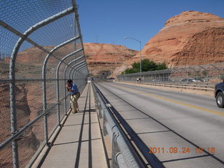 Page Airport (PGA) to Wahweap Marina run - Glen Canyon Dam Bridge