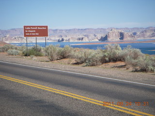 Page Airport (PGA) to Wahweap Marina run - Glen Canyon Dam Bridge