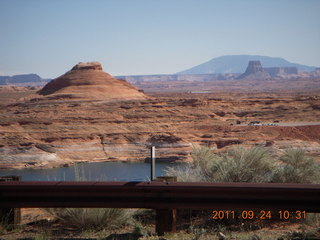 Page Airport (PGA) to Wahweap Marina run - Glen Canyon Dam Bridge