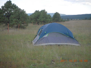 Negrito fly-in - Adam's borrowed tent