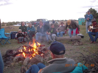 Negrito fly-in - campfire