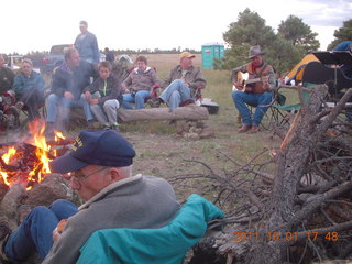 Negrito fly-in - campfire