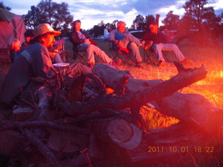 Negrito fly-in - campfire