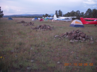 Negrito fly-in - by the campfire