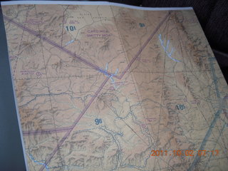 chart with Negrito, Beaverhead, and Me-Own airstrips