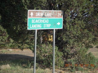 Beaverhead run - sign