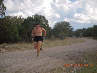 Beaverhead run - Adam running (tripod)