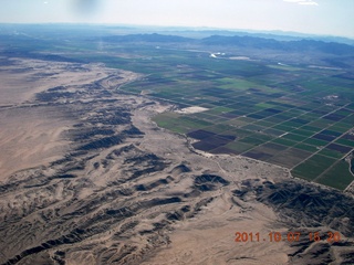 aerial - mountains in west Arizona