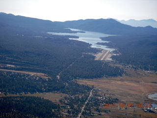 aerial - mountains in California