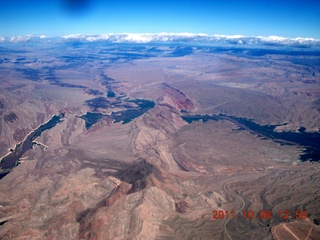 aerial - brown California desert