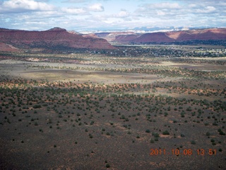 aerial - northern Arizona - clouds