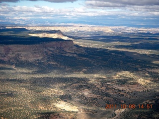 aerial - Kanab (KNB) Airport on final