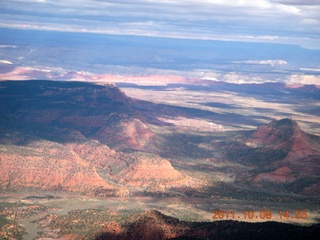 aerial - Utah - orange cliffs