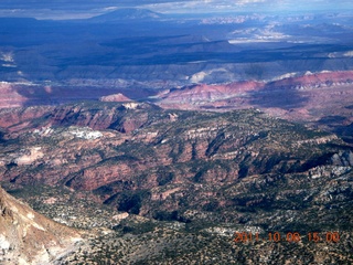 aerial - Utah - orange cliffs