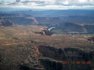 aerial - Utah - Mineral Canyon (Mineral Bottom) road