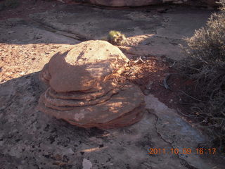 Dead Horse Point hike - pothole