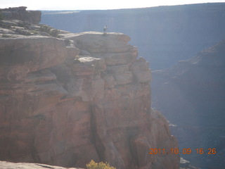 Dead Horse Point hike - pothole