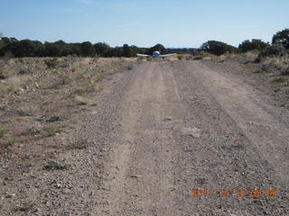 46 7qa. Cedar Mountain airstrip run