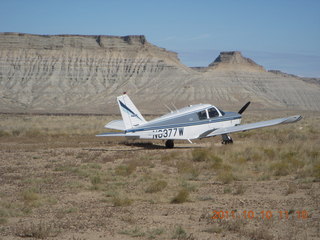 150 7qa. Sand Wash airstrip - N8377W