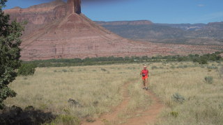 270 7qa. Hubbard-Gateway airstrip - Adam running