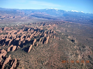 aerial - Arches National Park