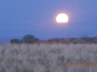 morning moonset