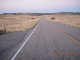 Canyonlands National Park - Lathrop trail hike - road