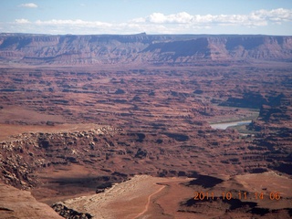 Canyonlands National Park - Lathrop trail hike - 'aerial' vista view