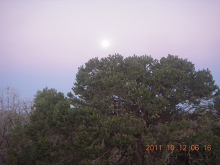 rock formation, pre-dawn