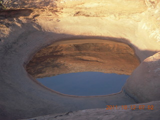 Dead Horse Point hike - Big Horn - pothole