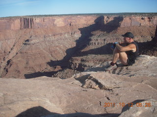 Dead Horse Point hike - Big Horn view - Adam