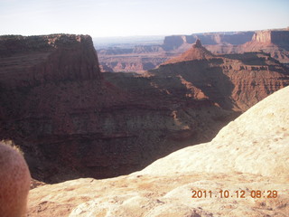 64 7qc. Dead Horse Point hike - Rim View