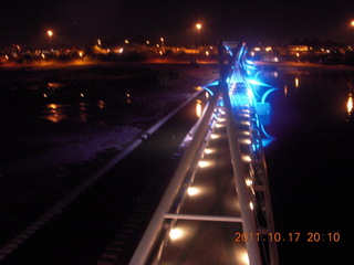 new bridge under construction at Tempe Town Lake