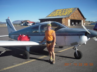 685 7qn. Adam and N8377W at Bryce Canyon Airport (BCE)