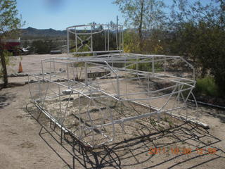 General Patton museum at Chiriaco Summit (L77) - tank skeleton