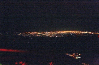 Sean's pictures - aerial - city lights