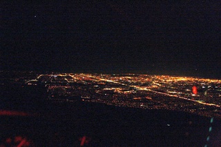 Sean's pictures - aerial - city lights