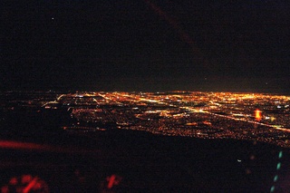 Sean's pictures - aerial - city lights