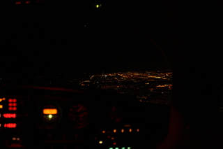 Sean's pictures - aerial - city lights