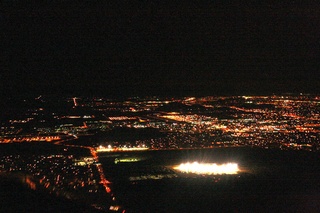 Sean's pictures - aerial - city lights