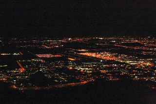Sean's pictures - aerial - city lights