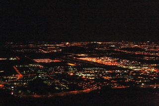 Sean's pictures - aerial - city lights