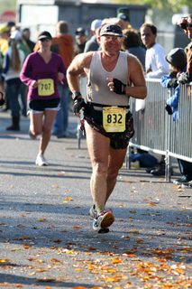 Fiesta Bowl half marathon - Adam