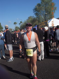 Fiesta Bowl half marathon - Danelle and Adam